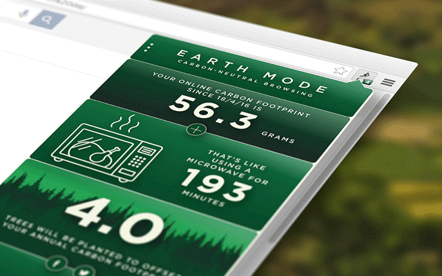 EARTH MODE is a new plug-in from Johnnie Walker for Earth Day copy