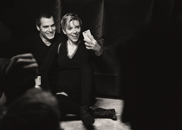 Scarlett Johansson i Henry Cavill_BW