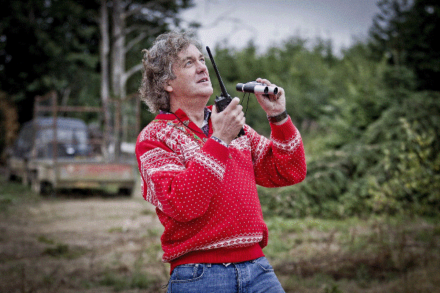 James May oversees the cloud seeding mission