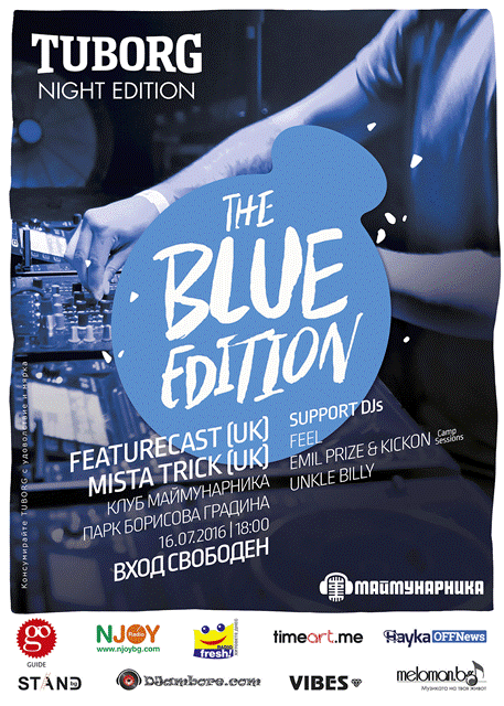 Tuborg Blue Edition Poster - Featurecast Mista Trick copy