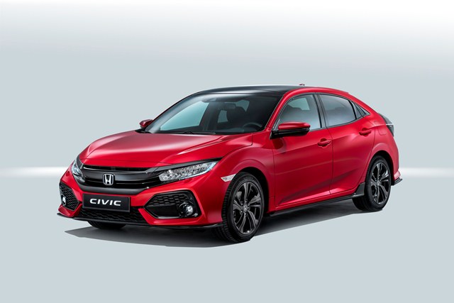 All-new 2017 Civic hatchback