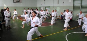 Японски майстор на бойното изкуство обучава наши инструктори