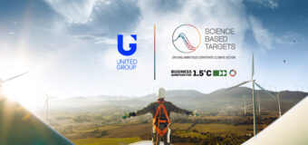 Целта за нулеви нетни емисии на United Group получи одобрение от Science Based Targets