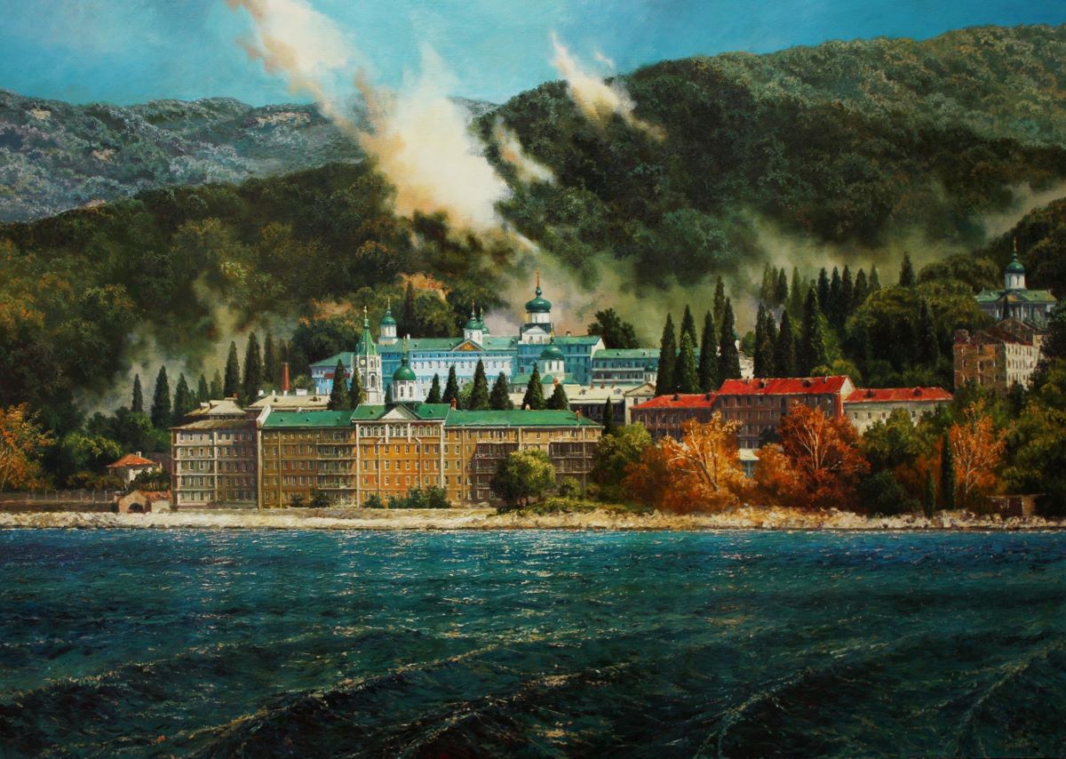 СВЕТА ГОРА МАНАСТИРЪТ СВЕТИ ПАНТАЛЕЙМОН СВЕТА ГОРА МАНАСТИРЪТ СВЕТИ ПАНТАЛЕЙМОН